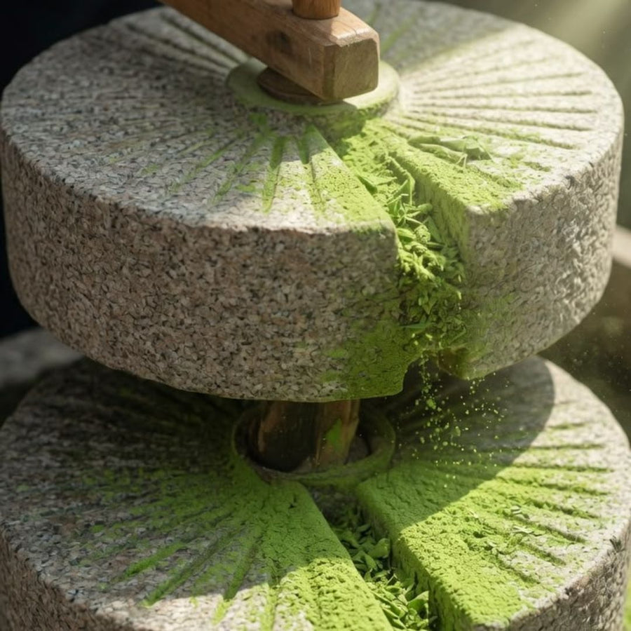 Meule en pierre vs machine industrielle : quelle différence dans votre tasse pour votre matcha ?